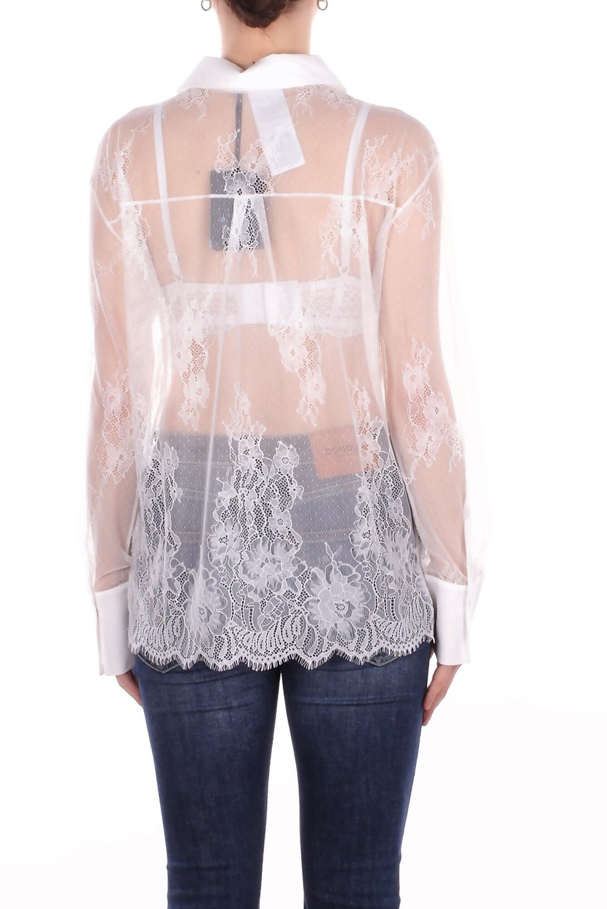 Blugirl Shirts Bianco Wit