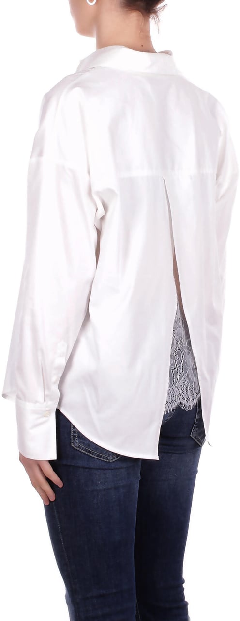 Blugirl Shirts Bianco Wit