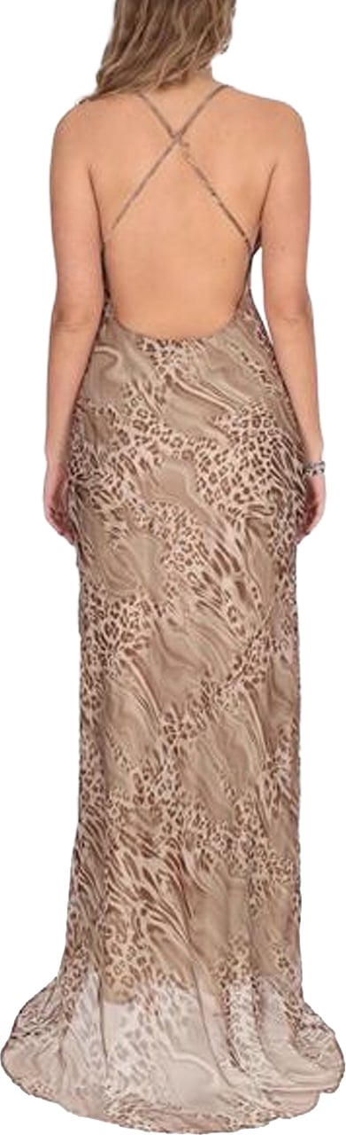 Blugirl Dresses Melted Leopard Beige
