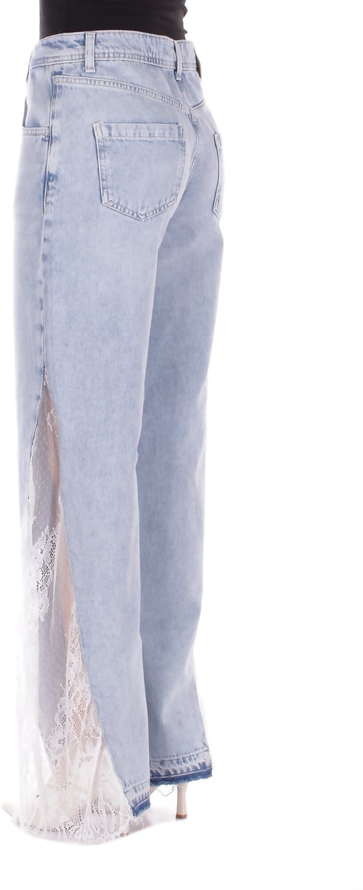 Blugirl Trousers Blu Chiaro Lichtblauw