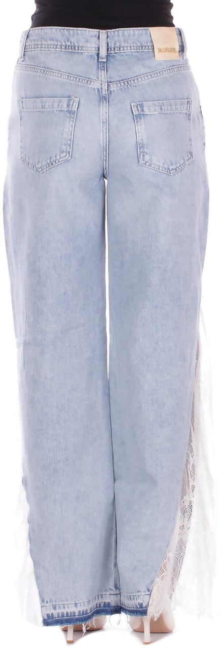 Blugirl Trousers Blu Chiaro Lichtblauw
