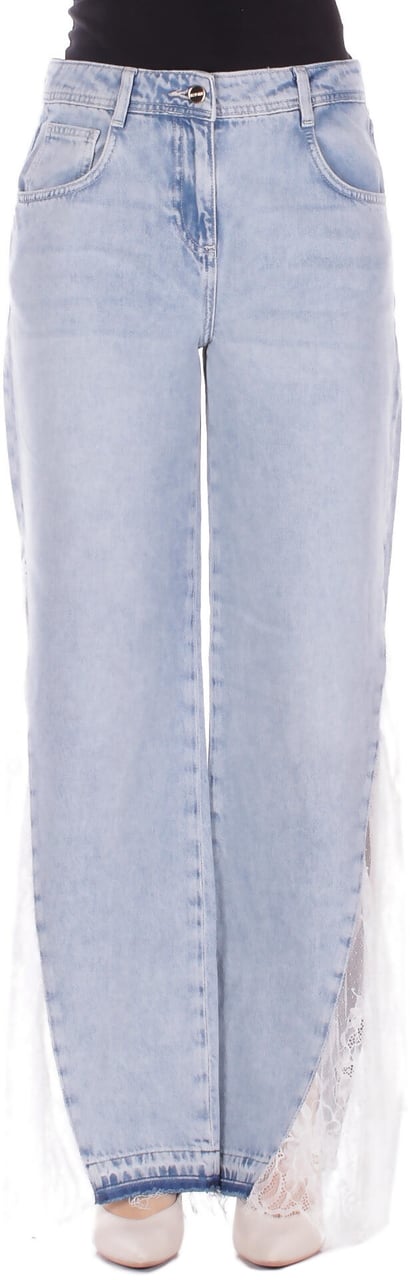Blugirl Trousers Blu Chiaro Lichtblauw