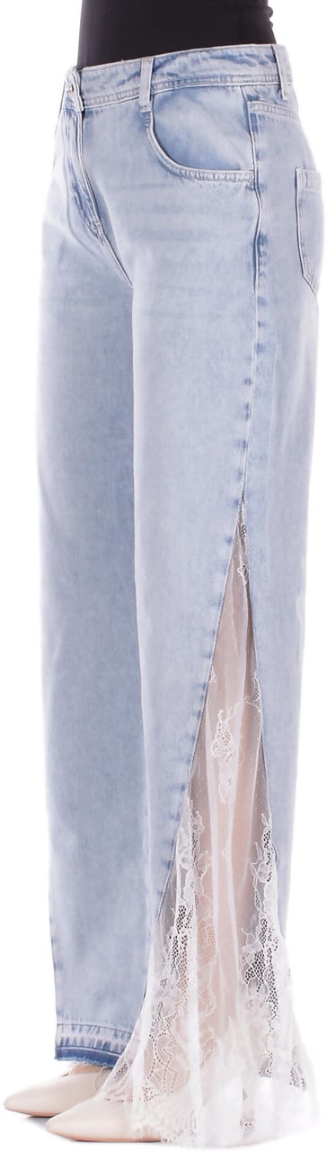 Blugirl Trousers Blu Chiaro Lichtblauw