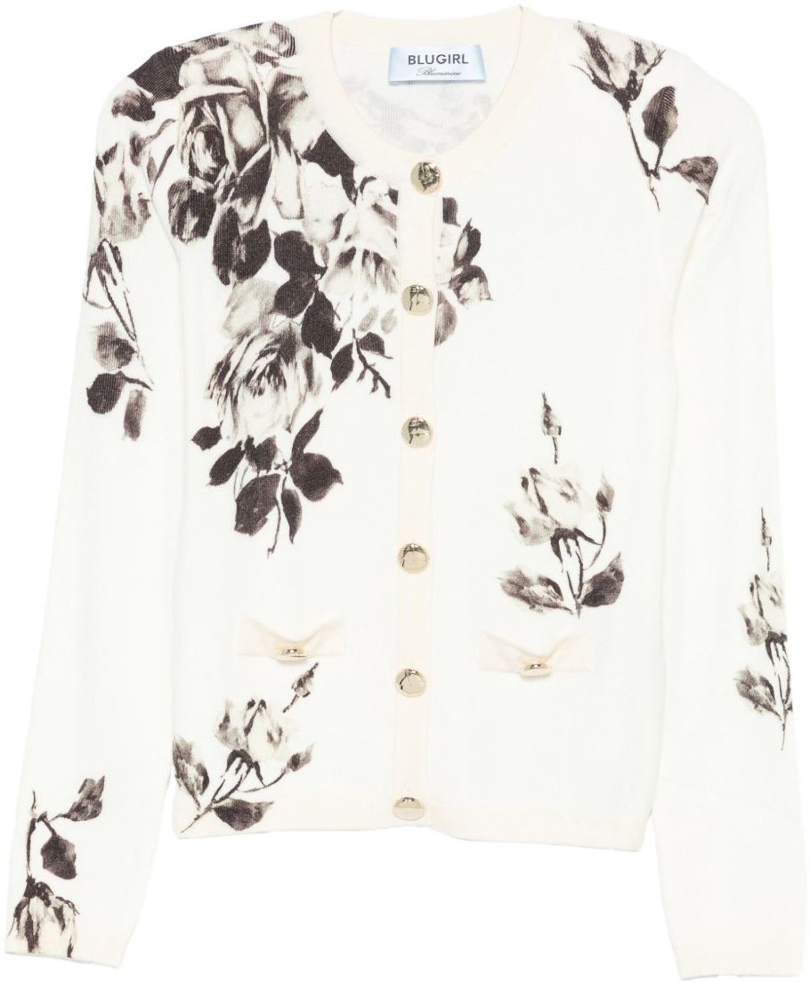 Blugirl Sweaters Roses Roze