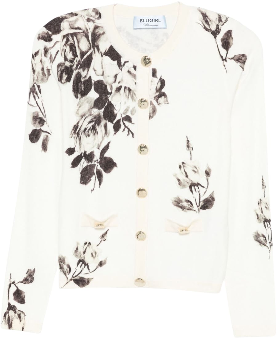 Blugirl Sweaters Roses Roze