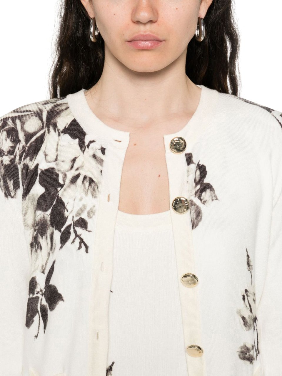 Blugirl Sweaters Roses Roze