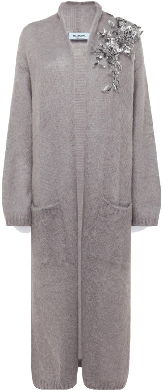Blugirl Sweaters Grey Storm Grijs