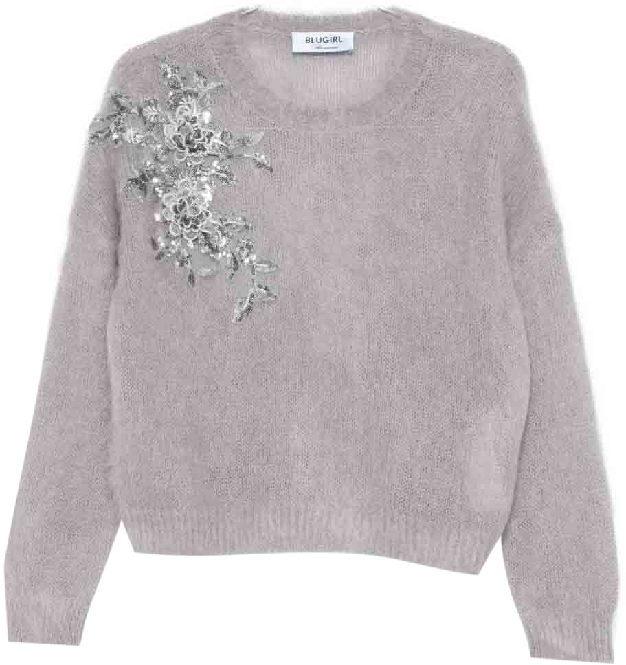 Blugirl Sweaters Grey Grijs