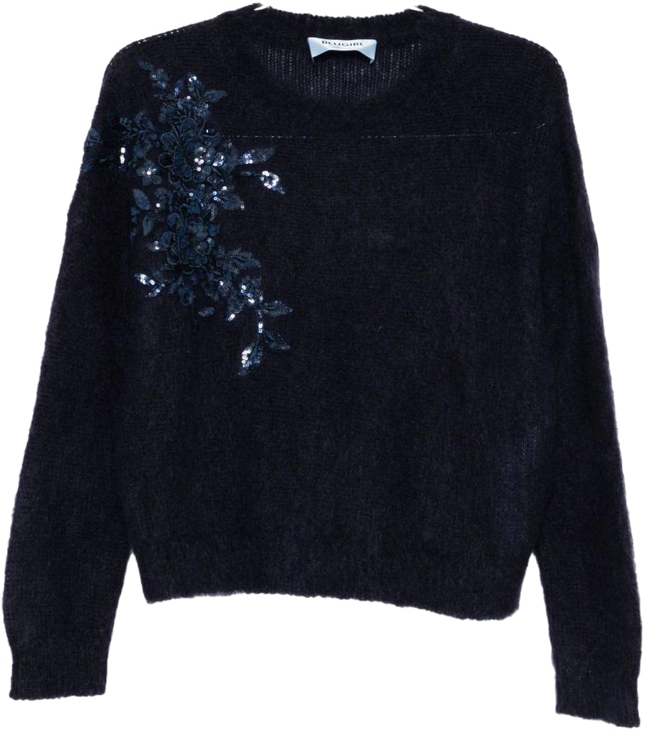 Blugirl Sweaters Deep Night Navy