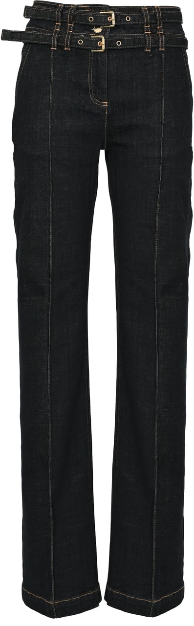 Blugirl Trousers Denblue Wash Blauw