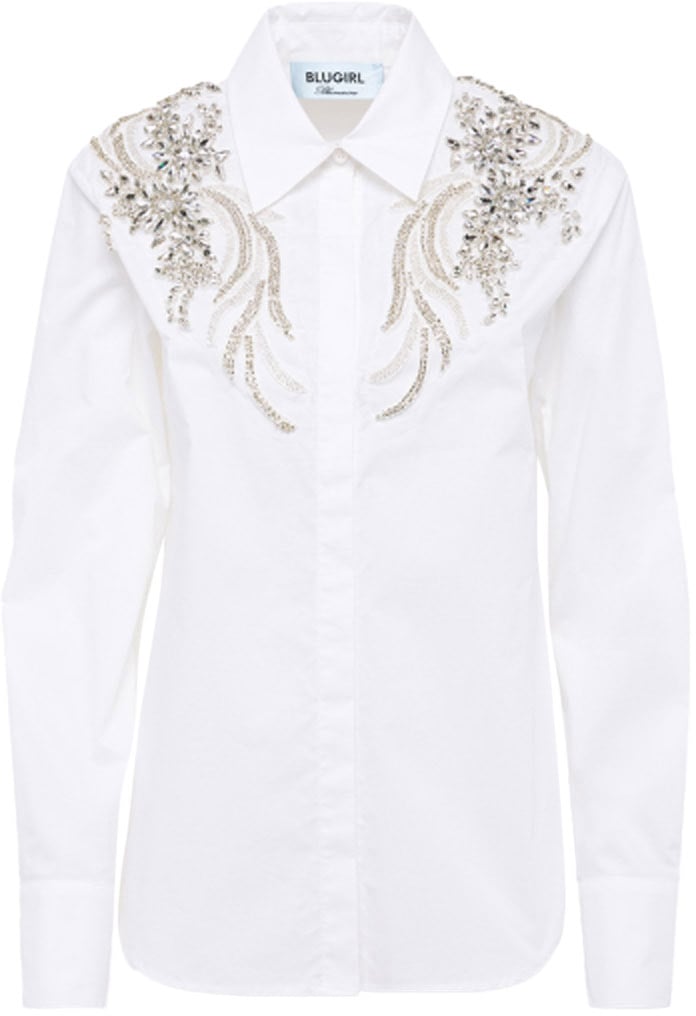 Blugirl Shirts White Wit