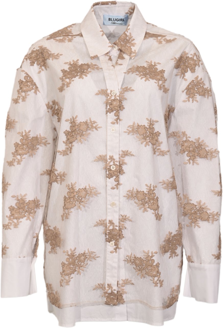 Blugirl Shirts Whiteoat Milk Wit