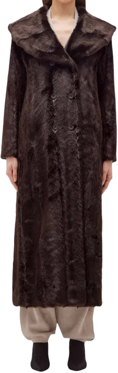 Blugirl Coats Plain Chocolate Bruin