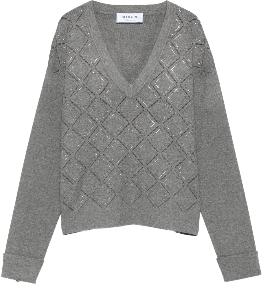 Blugirl Sweaters Grey Grijs