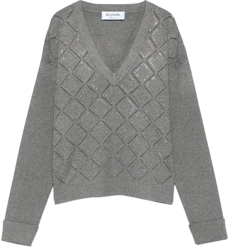 Blugirl Sweaters Grey Grijs