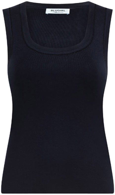 Blugirl Sweaters Midnight Blauw