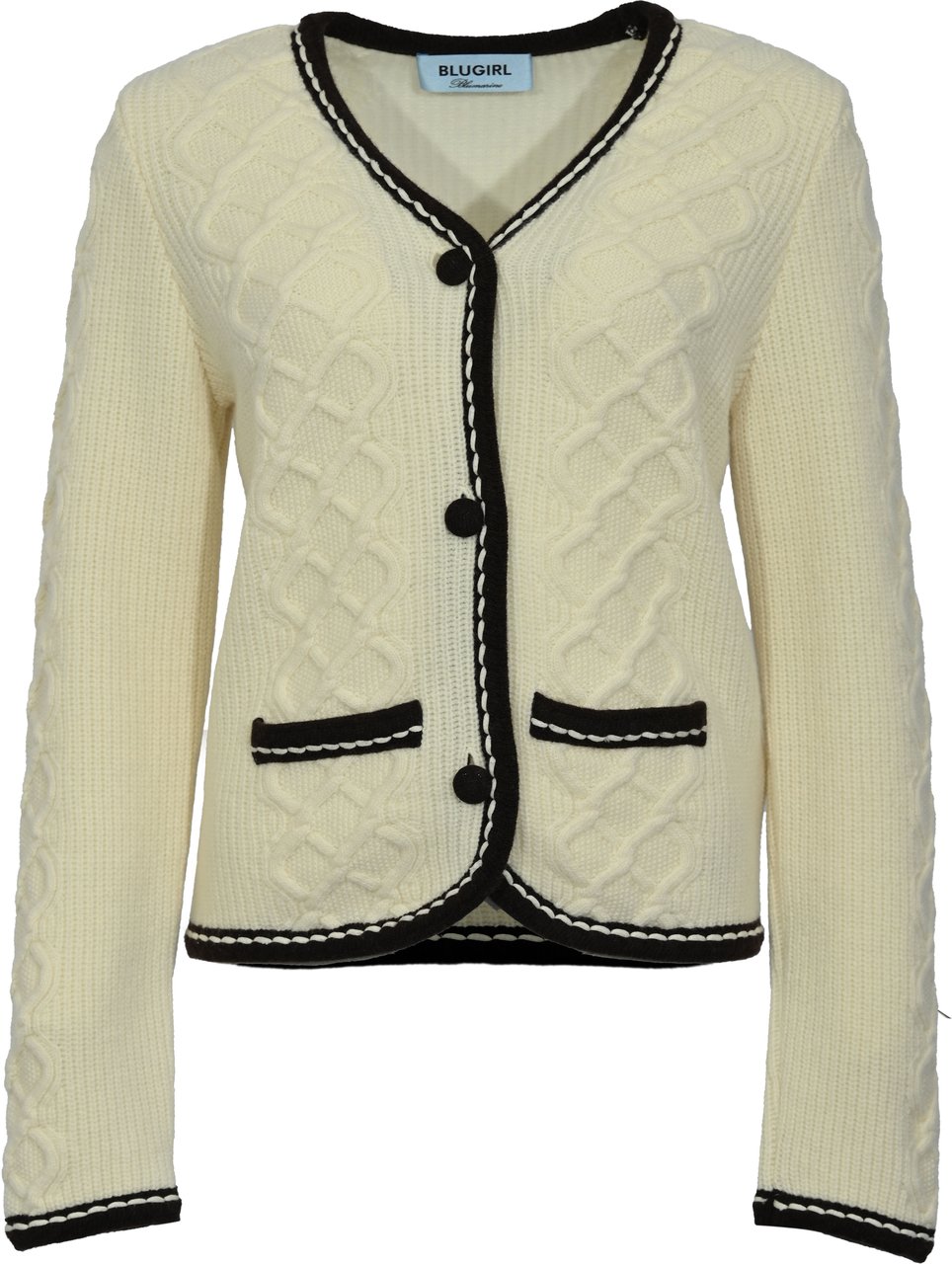 Blugirl Sweaters Chalk Wit