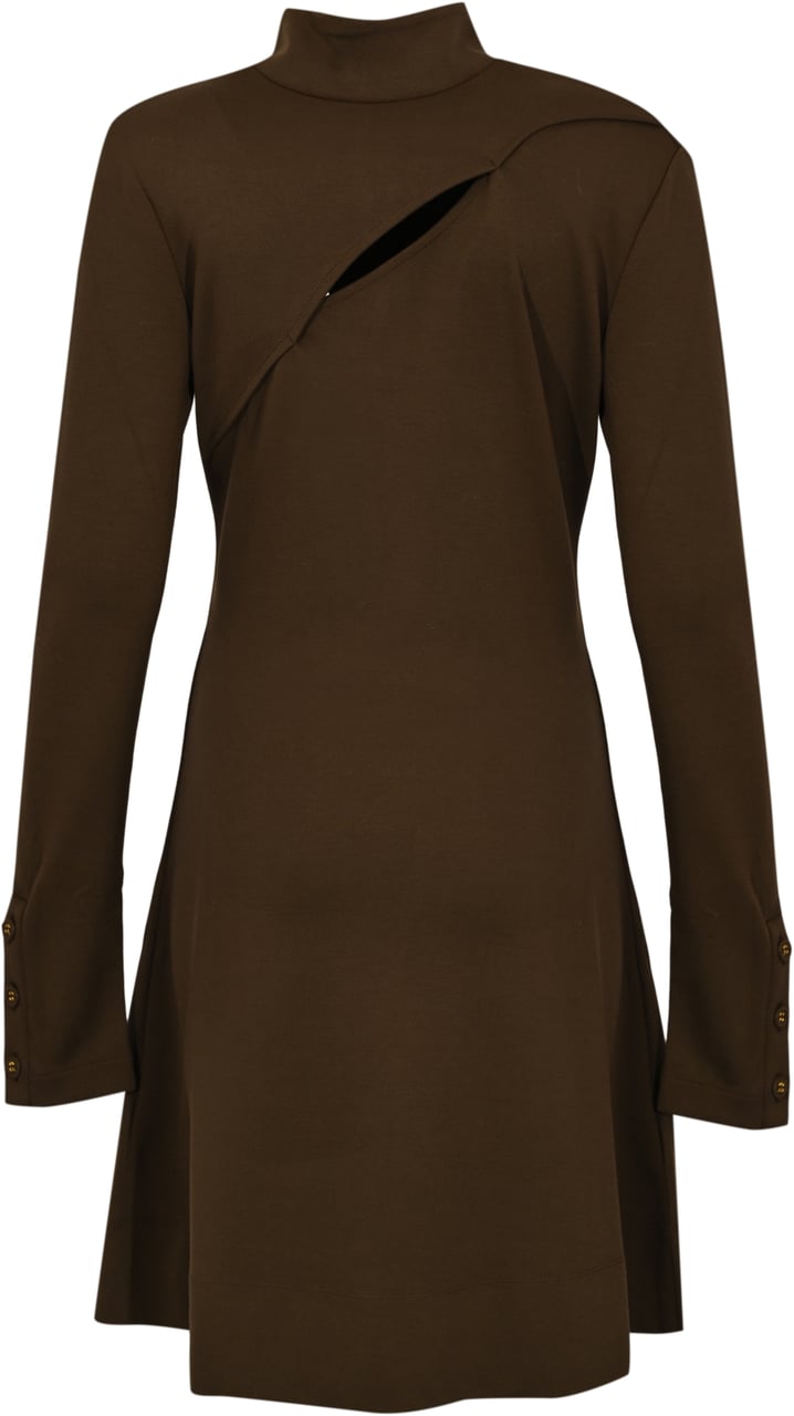 Blugirl Dresses Plain Chocolate Bruin