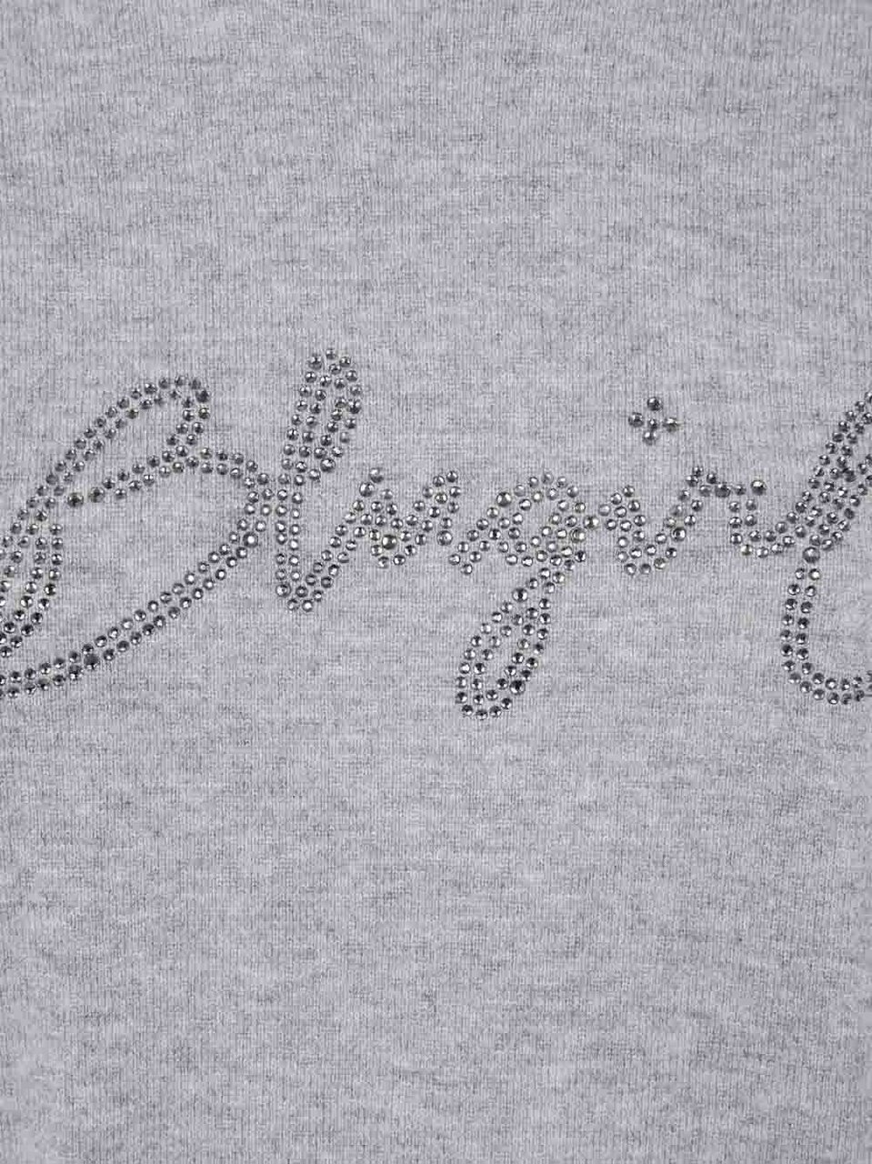 Blugirl Sweaters Gray Light Melange Lichtgrijs