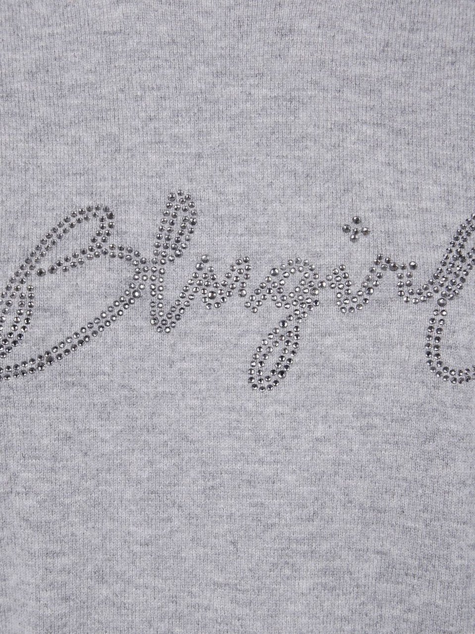 Blugirl Sweaters Gray Light Melange Lichtgrijs