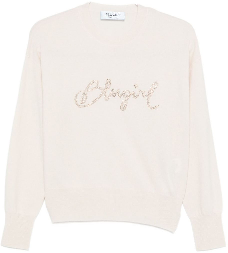 Blugirl Sweaters Oat Milk Wit