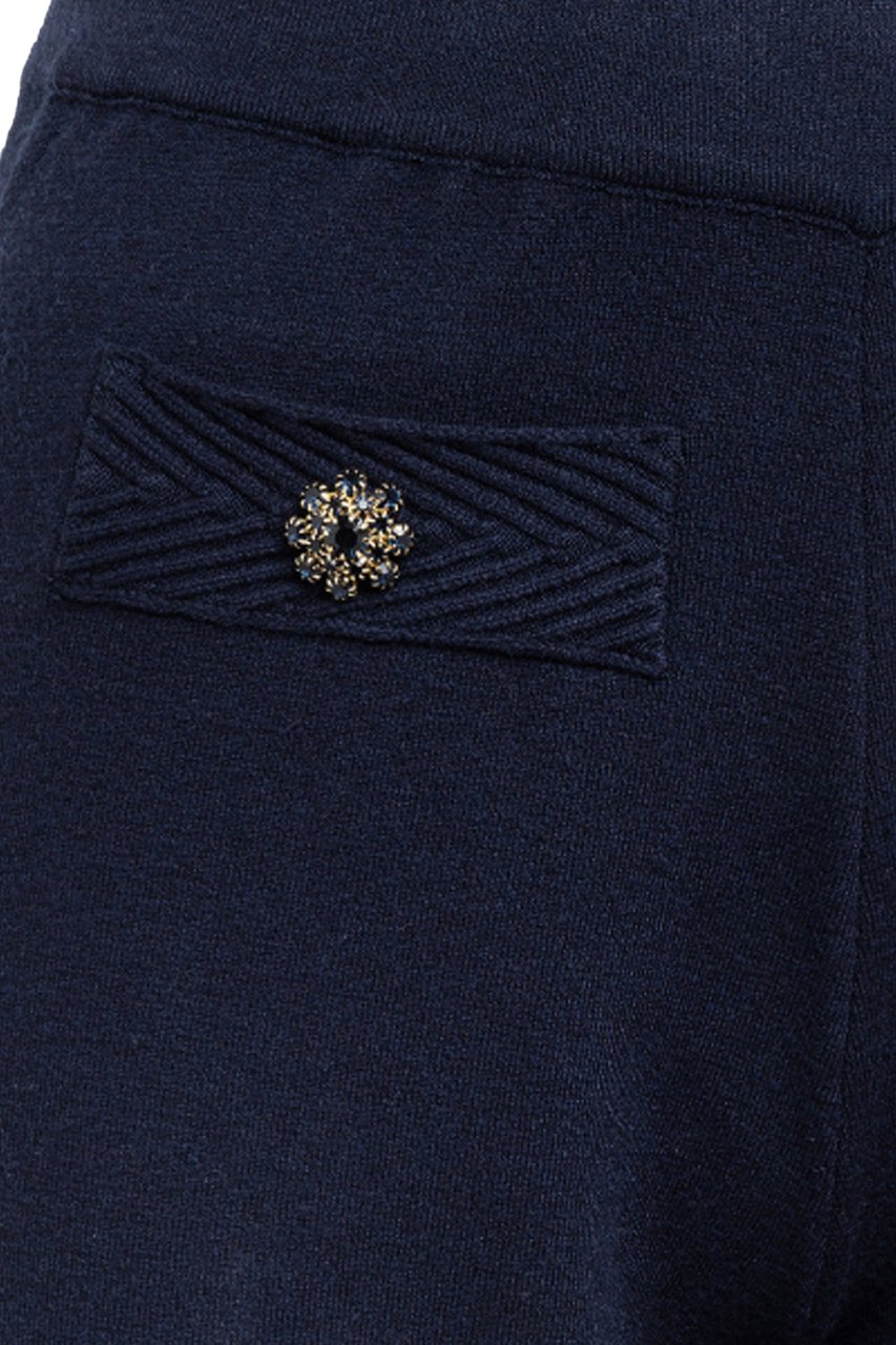 Blugirl Trousers Deep Night Navy