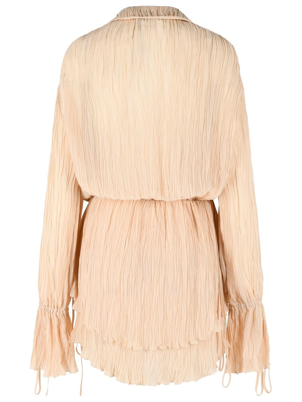 Blumarine 'Amberlight' Viscose Dress Neutraal