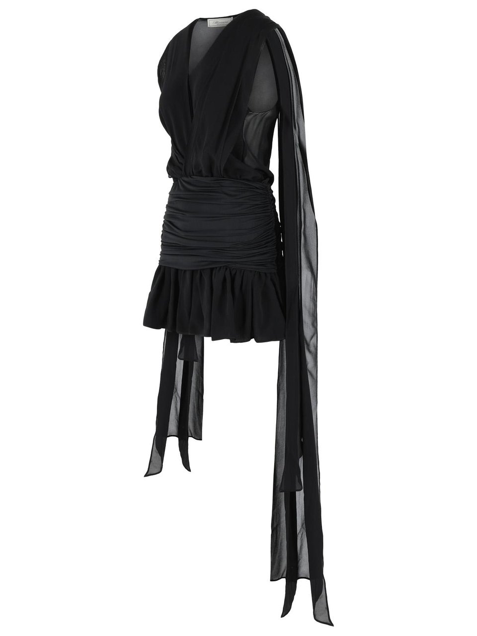 Blumarine Black Viscose Dress Zwart