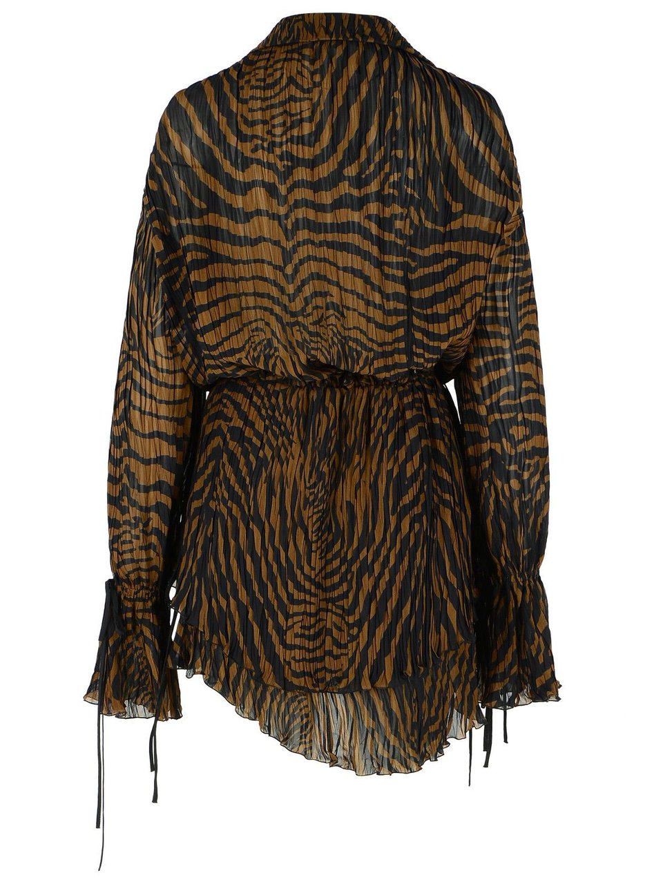 Blumarine Brown Viscose Dress Zwart