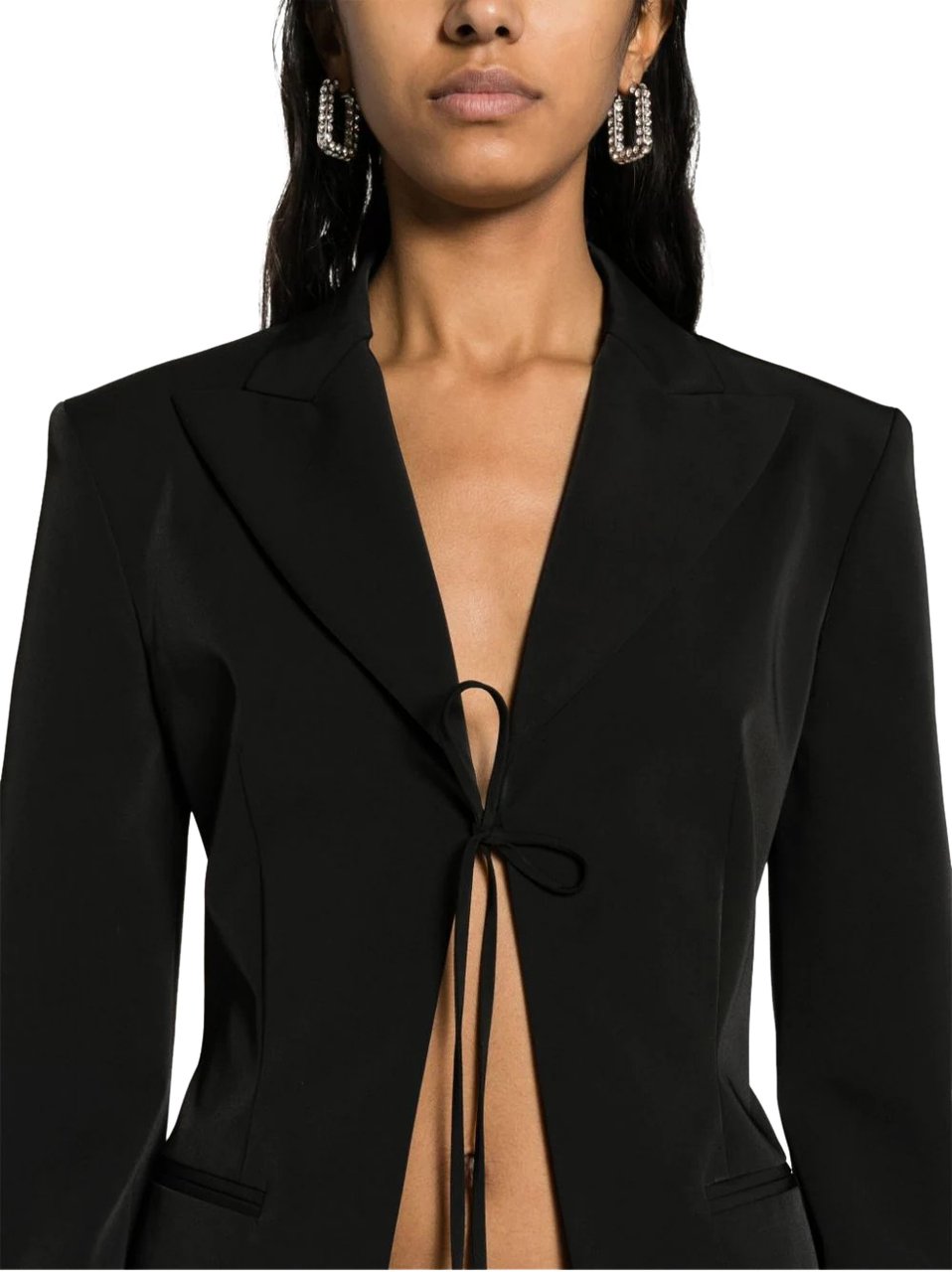 Blumarine giacca monopetto black Zwart