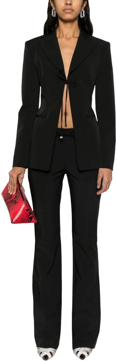 Blumarine giacca monopetto black Zwart