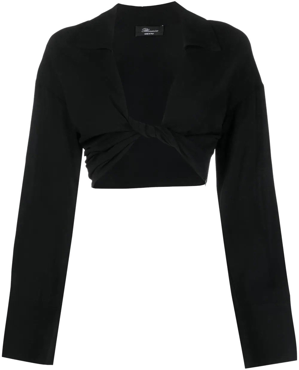 Blumarine blusa black Zwart
