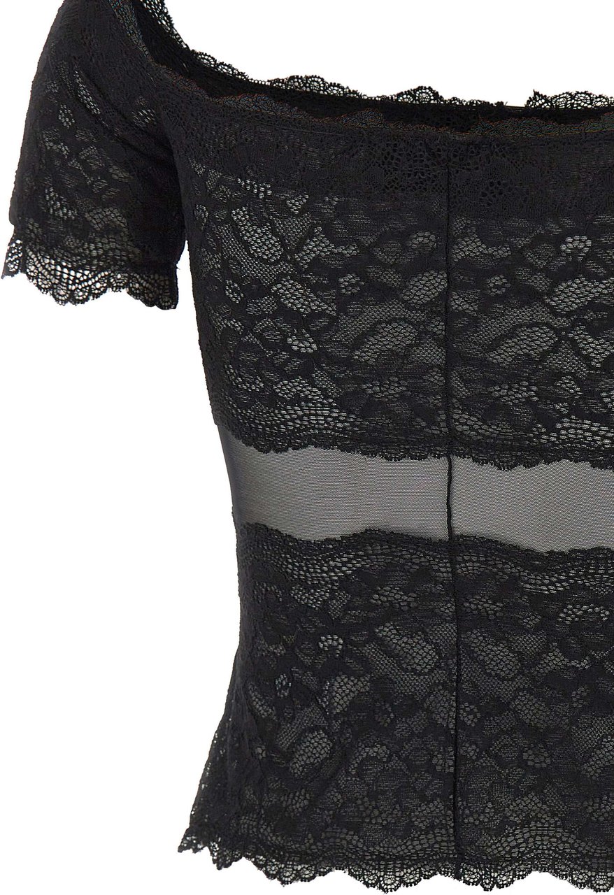 Blumarine Top Black Zwart