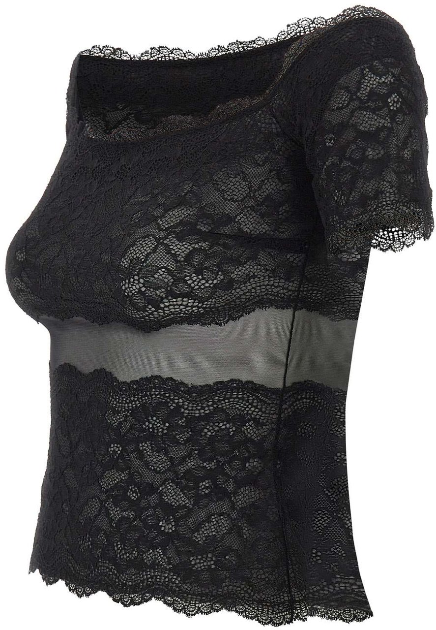 Blumarine Top Black Zwart