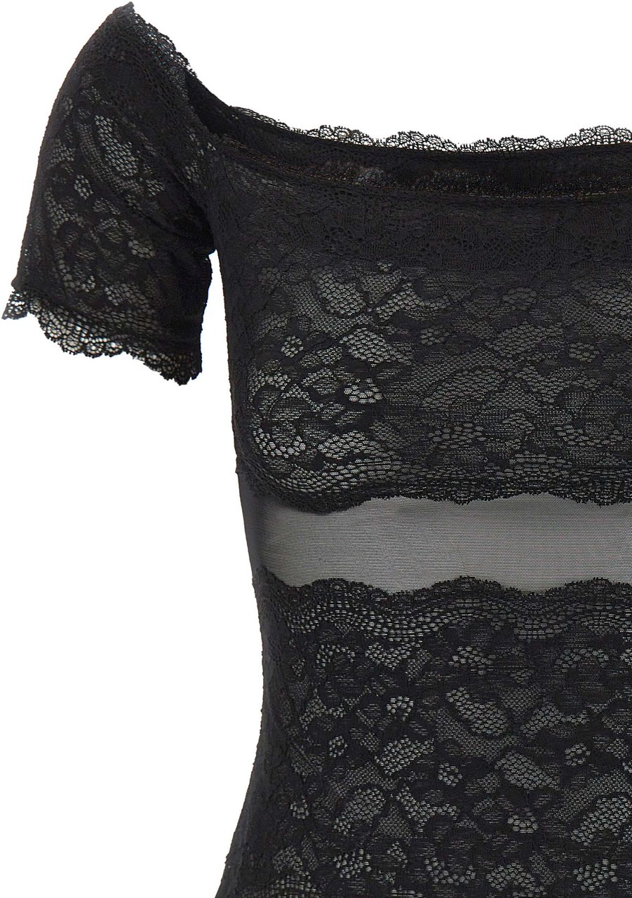 Blumarine Top Black Zwart
