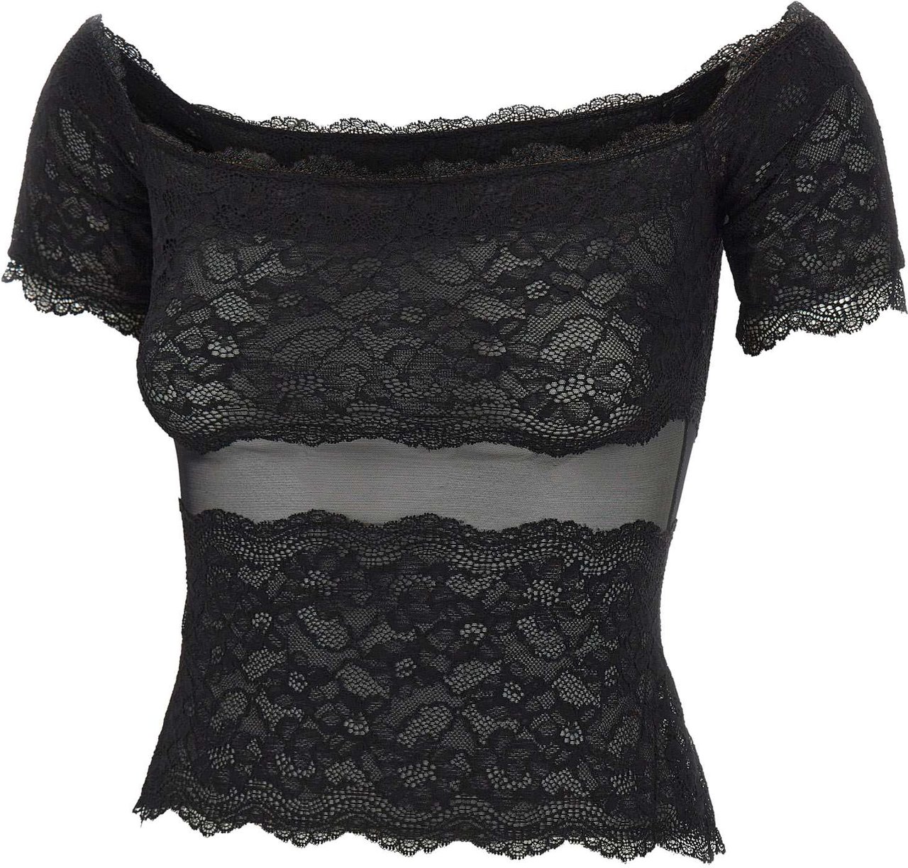 Blumarine Top Black Zwart