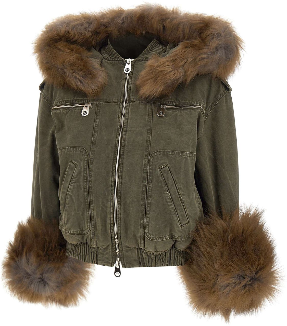 Blumarine Jackets Green Groen