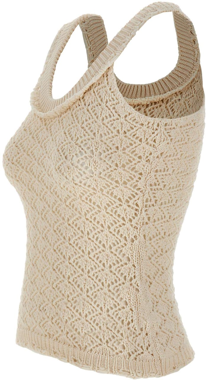 Blumarine Top White Wit