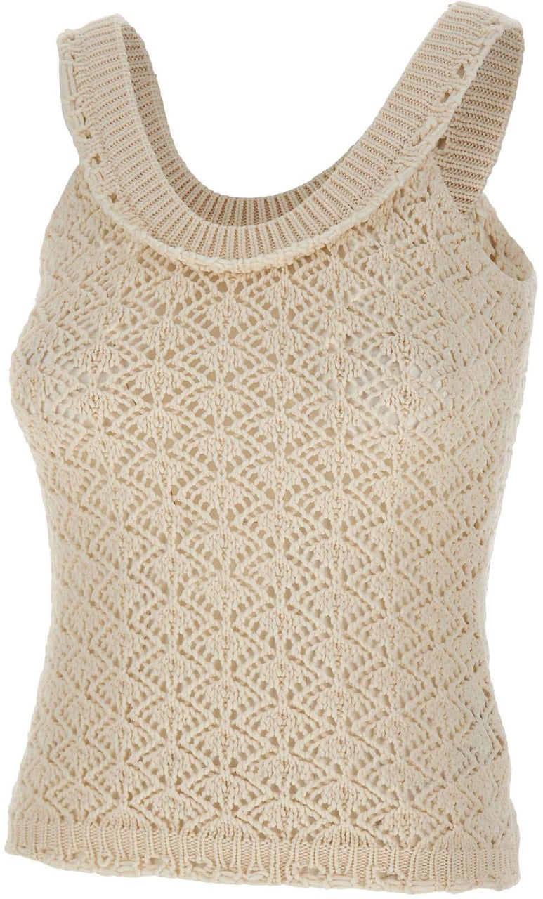 Blumarine Top White Wit