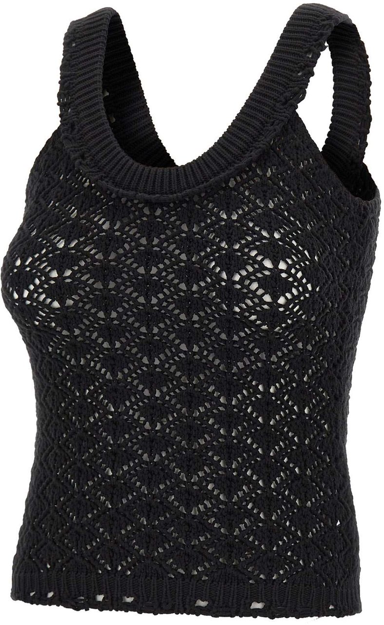 Blumarine Top Black Zwart