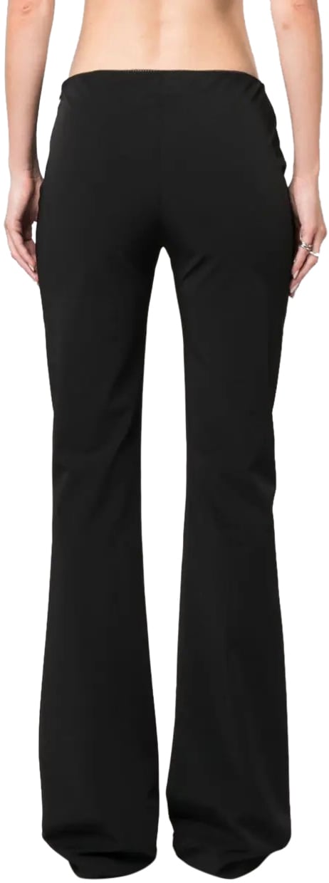 Blumarine pantalone zampa black Zwart