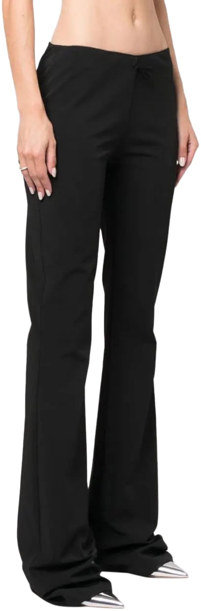 Blumarine pantalone zampa black Zwart