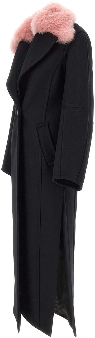 Blumarine Coats Black Zwart
