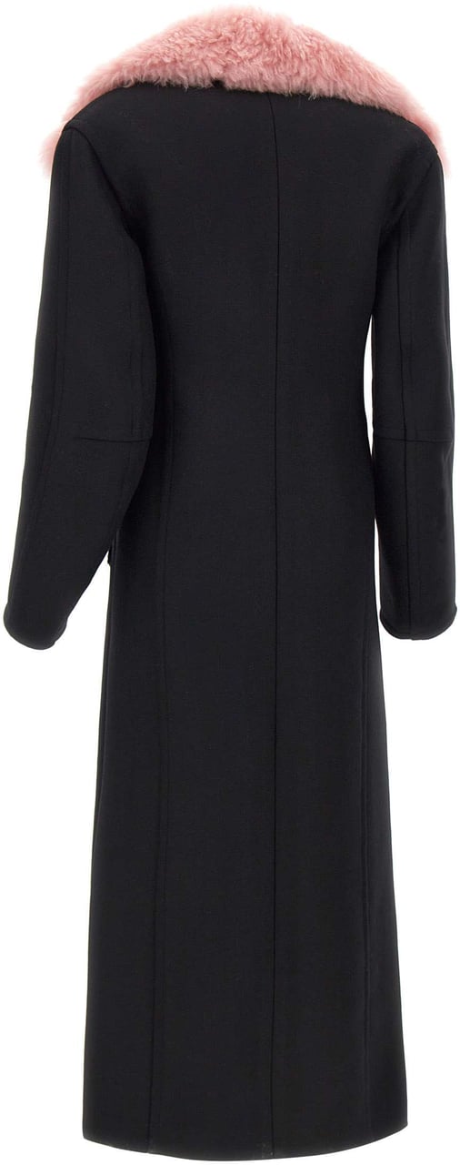 Blumarine Coats Black Zwart