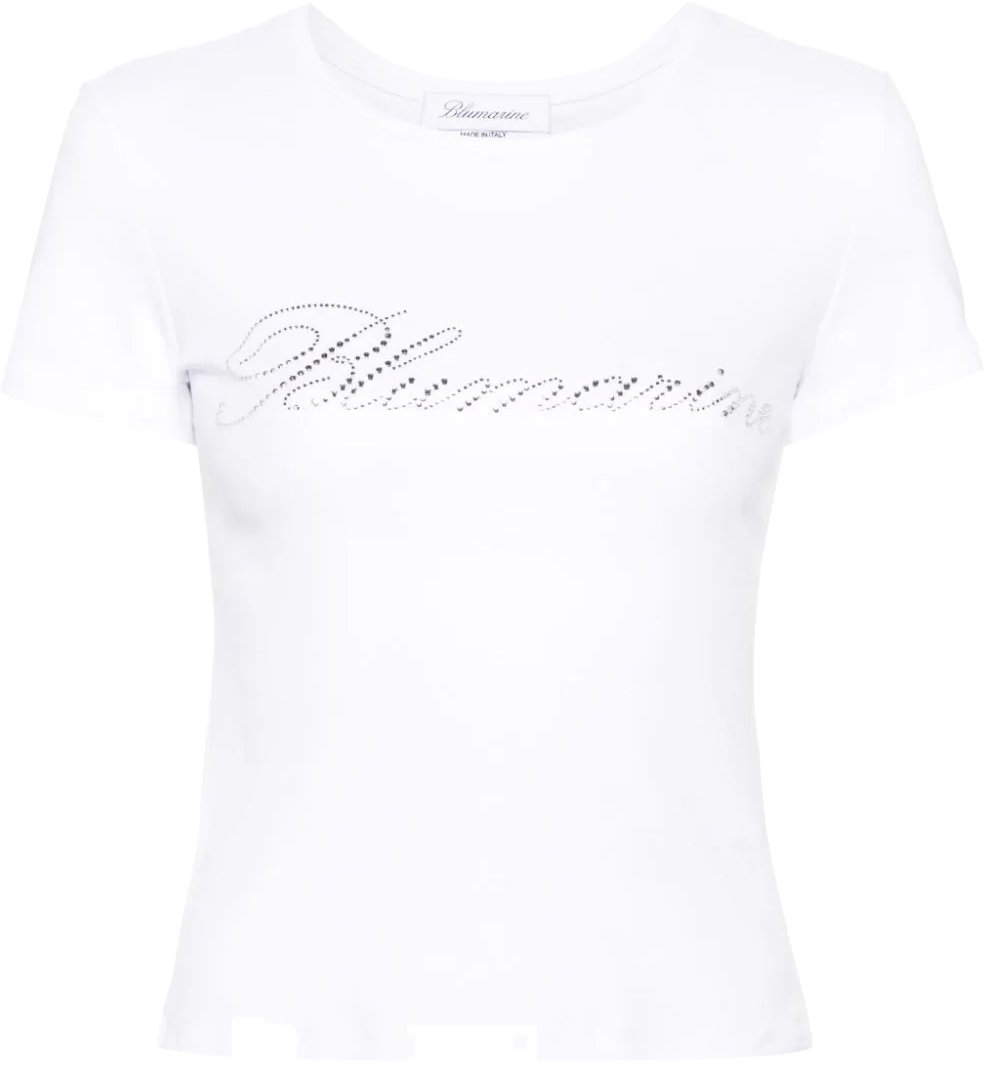 Blumarine T-Shirts And Polos White Wit