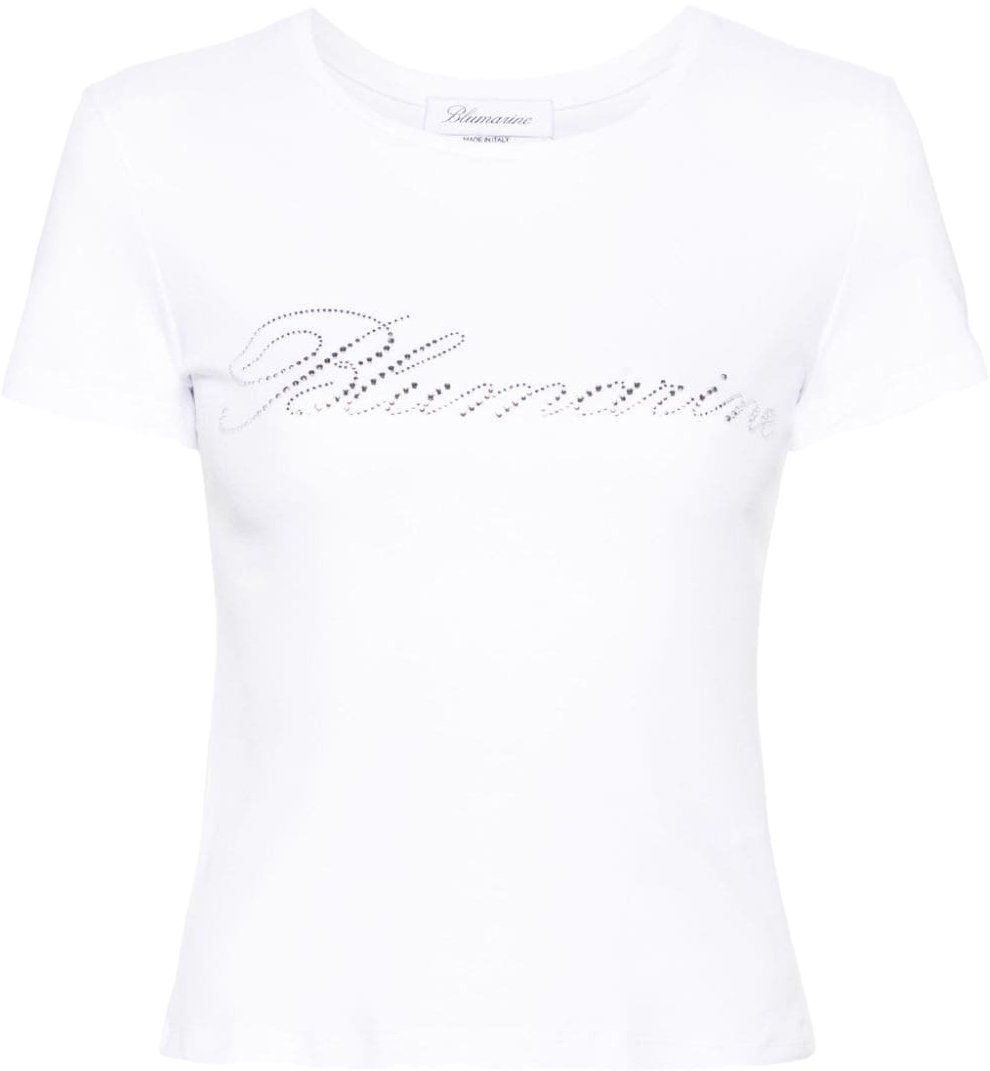 Blumarine T-Shirts And Polos White Wit