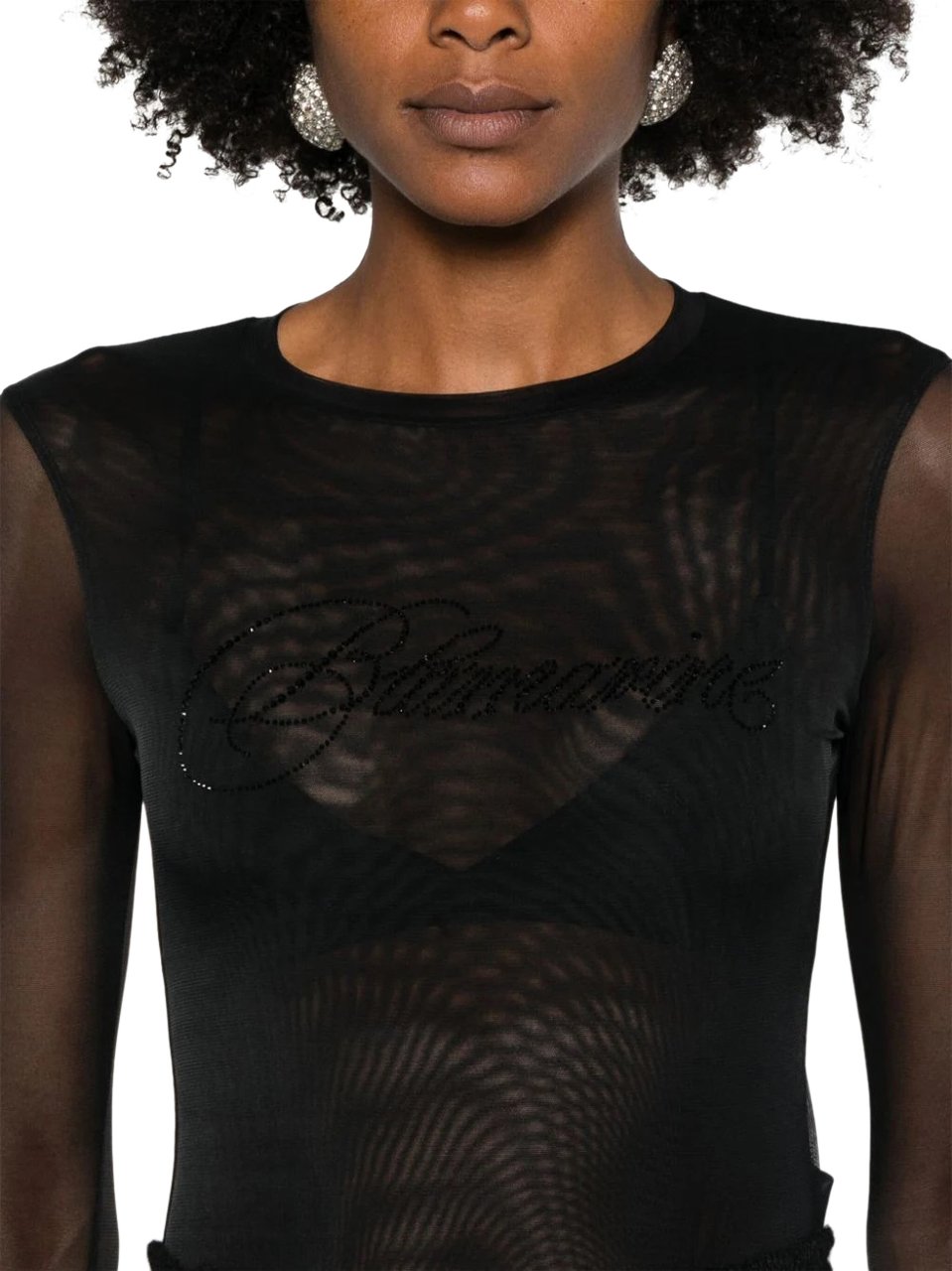 Blumarine t-shirt tulle w logo divers Divers