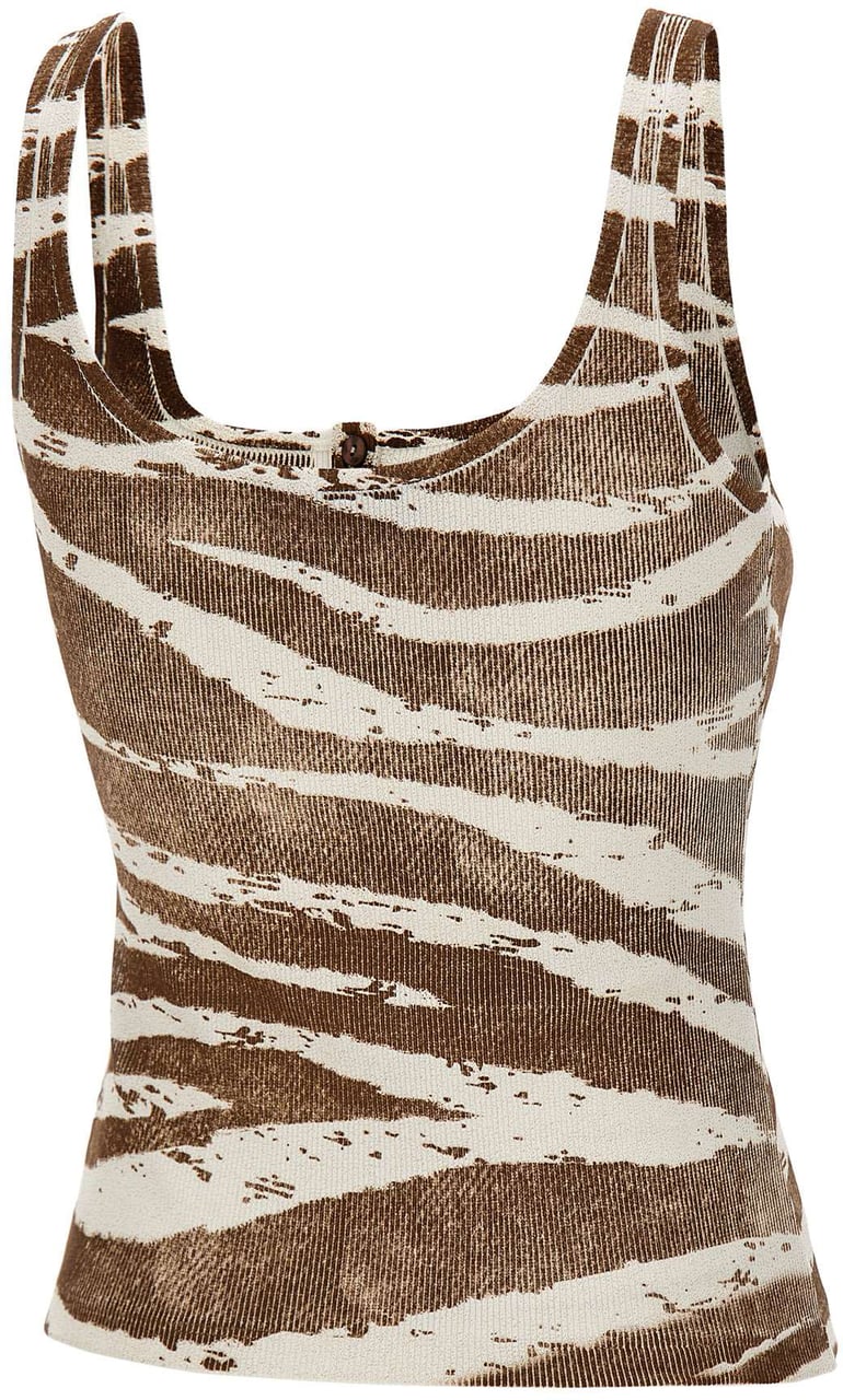 Blumarine Top Brown Bruin