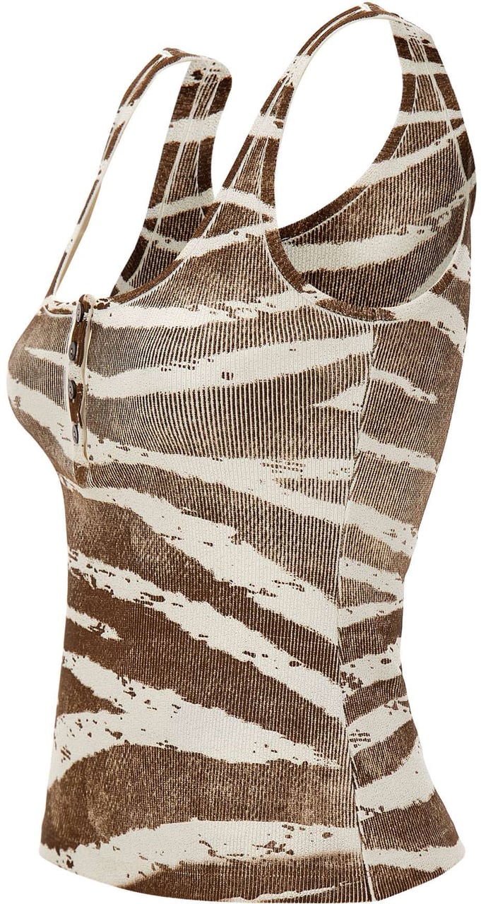 Blumarine Top Brown Bruin