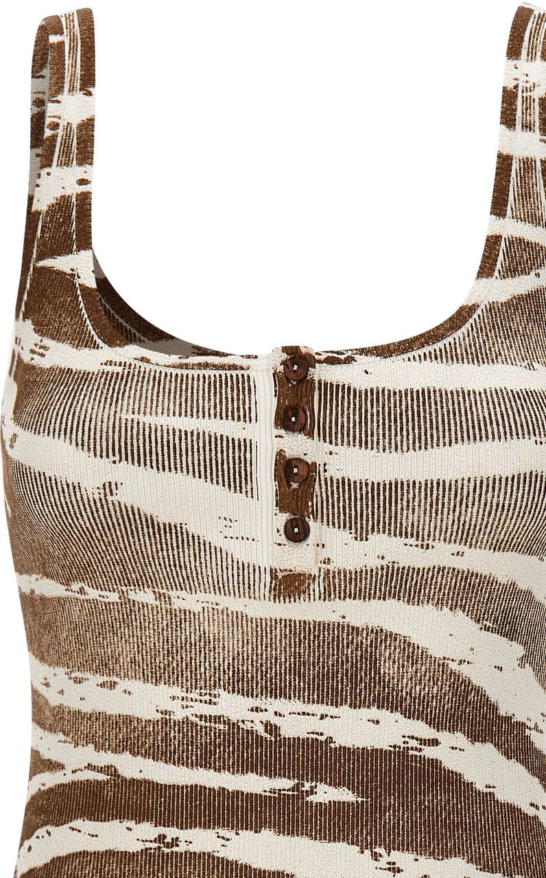 Blumarine Top Brown Bruin